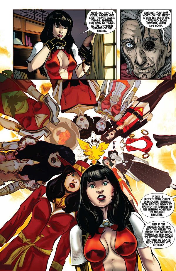 Interior preview page from Vampirella: Dark Reflections #4