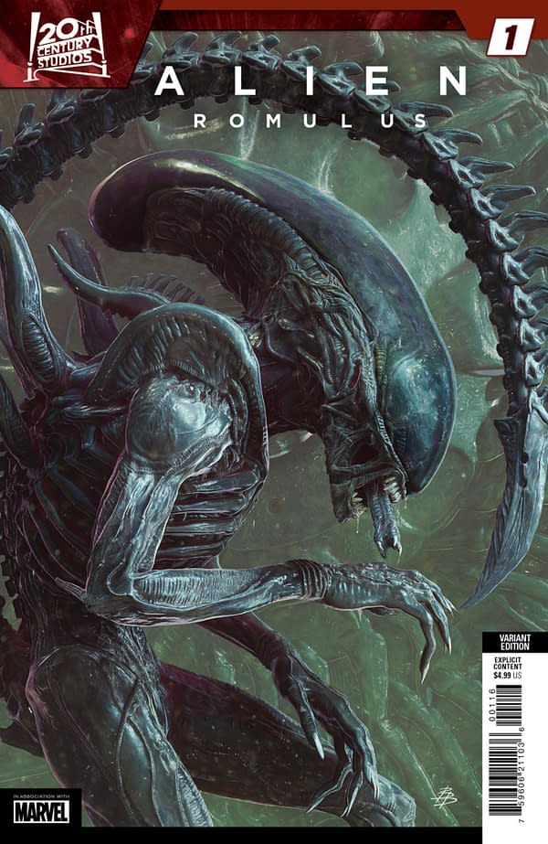 Cover image for ALIEN: ROMULUS #1 BJORN BARENDS VARIANT