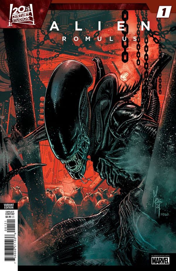 Cover image for ALIEN: ROMULUS #1 MARCO CHECCHETTO VARIANT