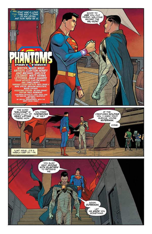 Interior preview page from Action Comics #1072