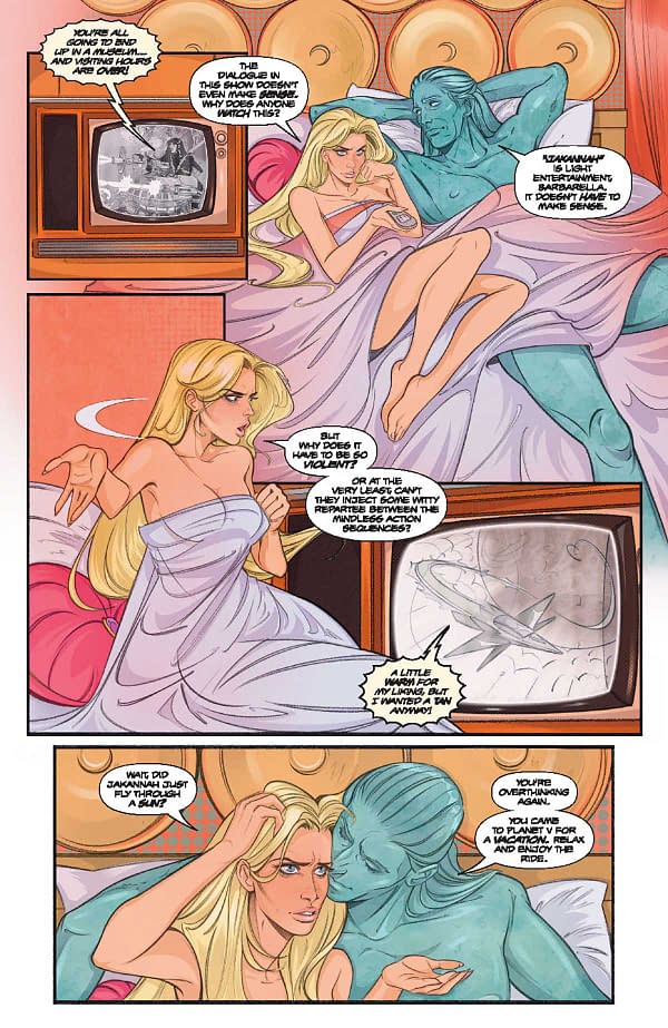 Interior preview page from Barbarella #1