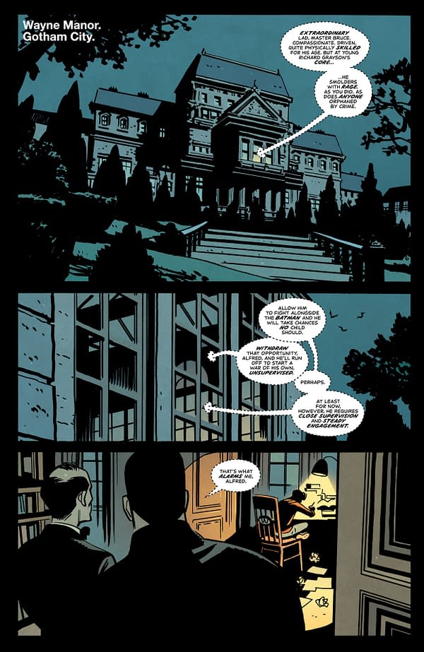 Interior preview page from Batman and Robin: Year One #1