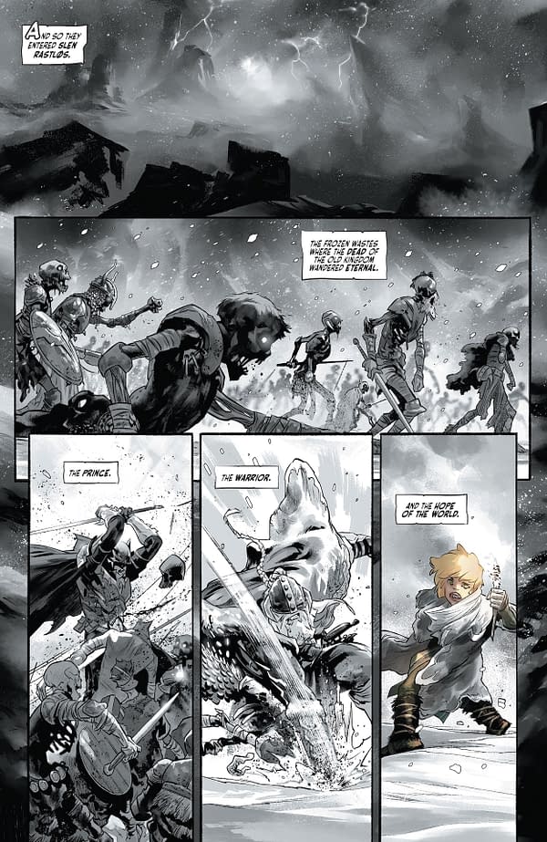 Interior preview page from Dark Knights of Steel: Allwinter #4