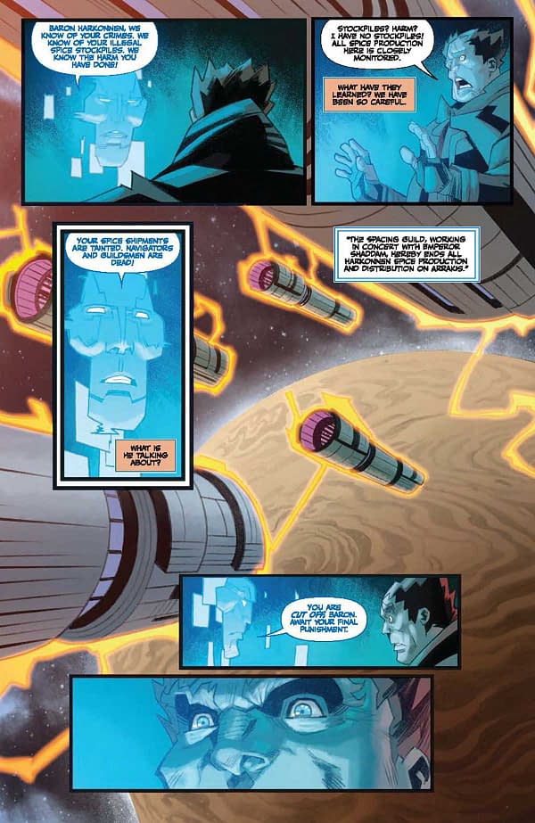 Interior preview page from Dune: House Corrino #7