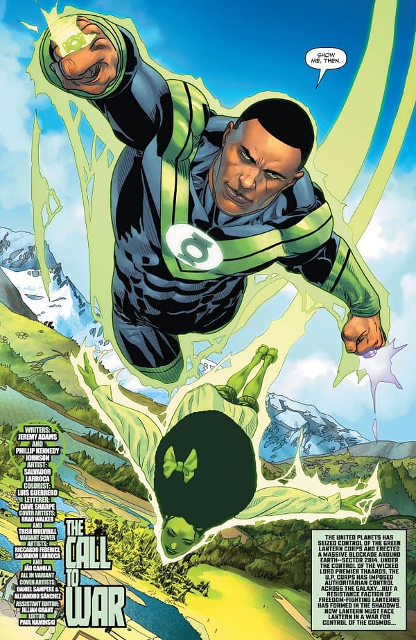 Interior preview page from Green Lantern Corps Special #1