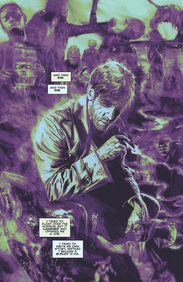 Interior preview page from John Constantine: Hellblazer- Dead in America #10