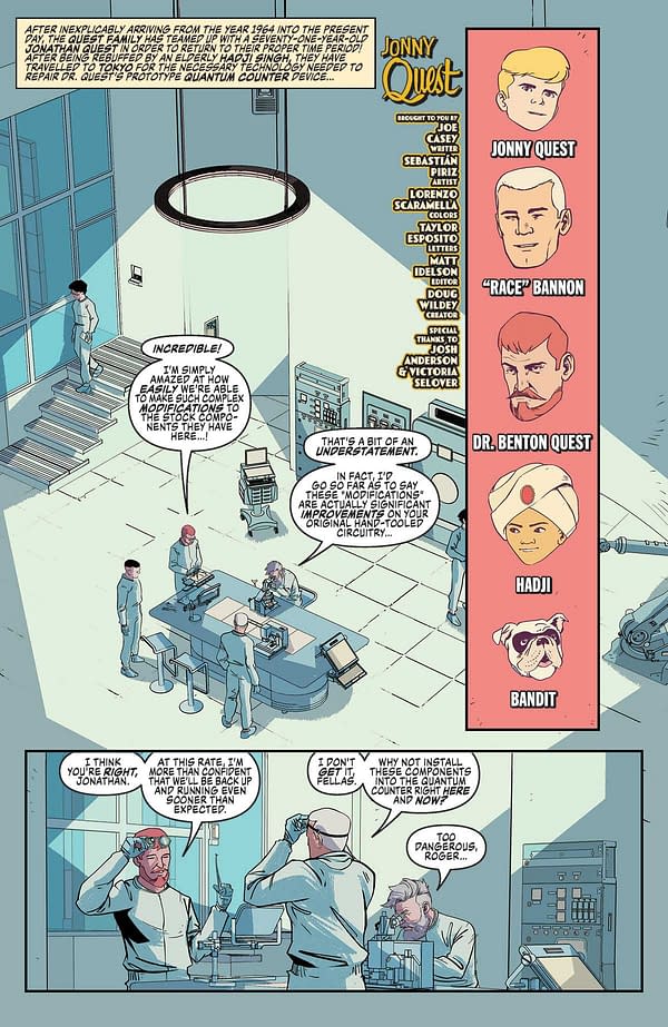 Interior preview page from Jonny Quest #3