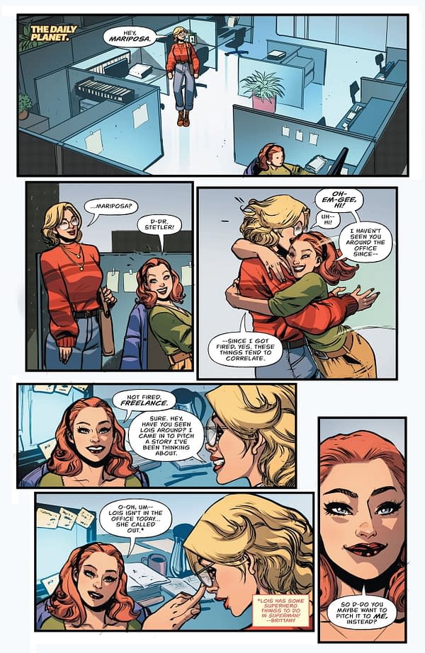 Interior preview page from Power Girl #14