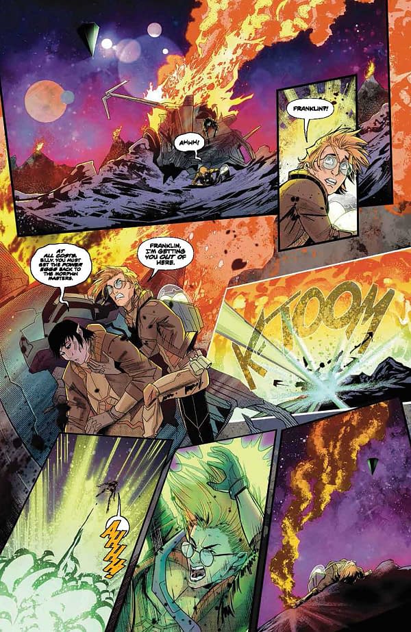 Interior preview page from Power Rangers: Across the Morphin Grid #1