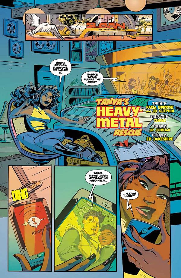 Interior preview page from Power Rangers: Across the Morphin Grid #1