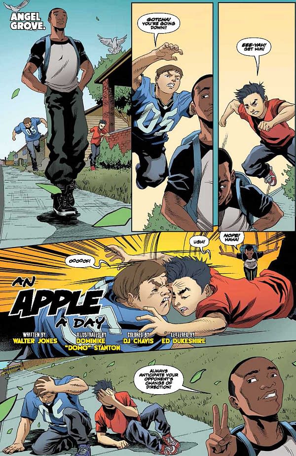 Interior preview page from Power Rangers: Across the Morphin Grid #1