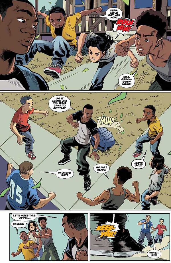 Interior preview page from Power Rangers: Across the Morphin Grid #1