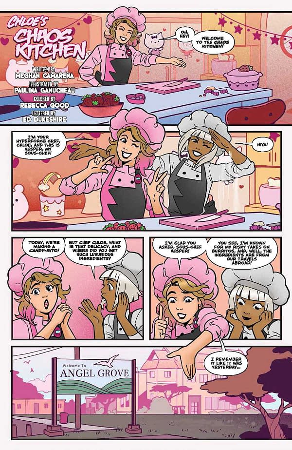 Interior preview page from Power Rangers: Across the Morphin Grid #1