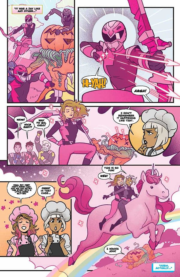 Interior preview page from Power Rangers: Across the Morphin Grid #1