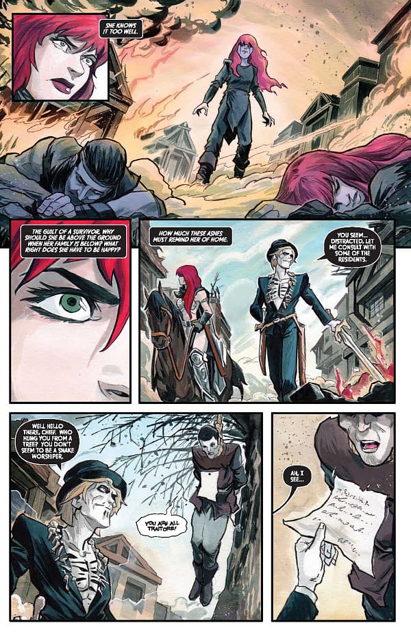 Interior preview page from Red Sonja: Death and the Devil #2