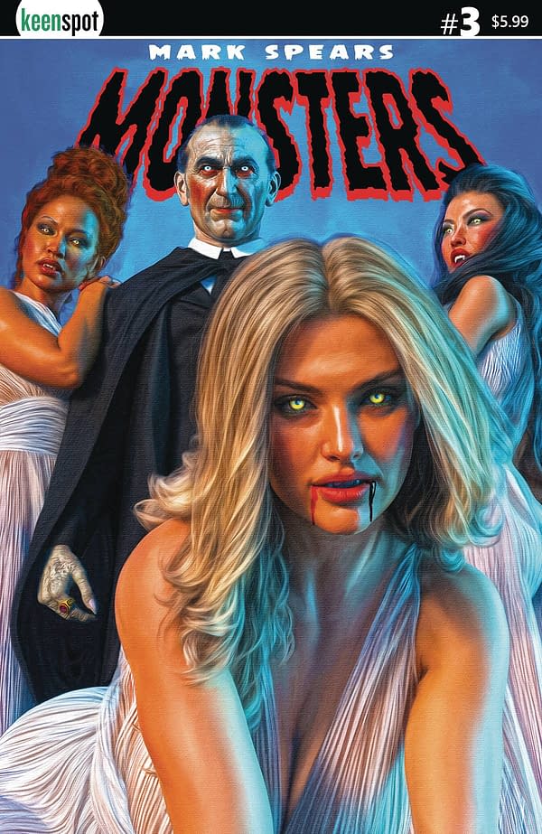 Cover image for MARK SPEARS MONSTERS #3 CVR B DRACULA & BRIDES