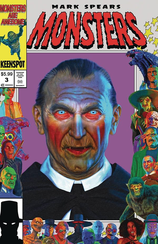 Cover image for MARK SPEARS MONSTERS #3 CVR D DRACULA HOMAGE