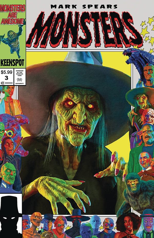 Cover image for MARK SPEARS MONSTERS #3 CVR E WITCH HOMAGE