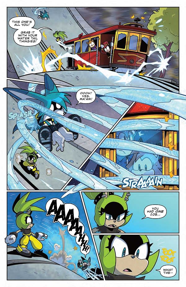 Interior preview page from SONIC THE HEDGEHOG ANNUAL 2024 JACK LAWRENCE COVER