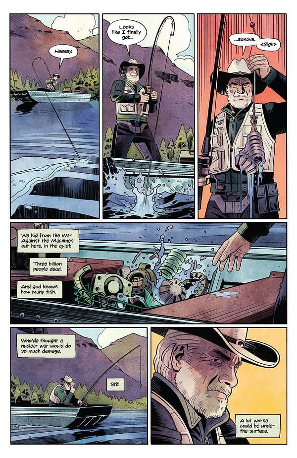 Interior preview page from Terminator #1