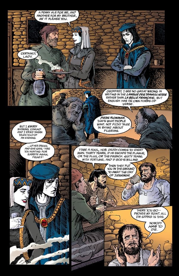 Interior preview page from Sandman: The Complete Shakespeare Collection