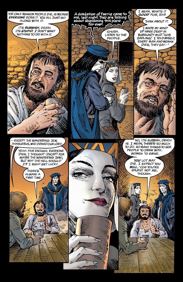 Interior preview page from Sandman: The Complete Shakespeare Collection