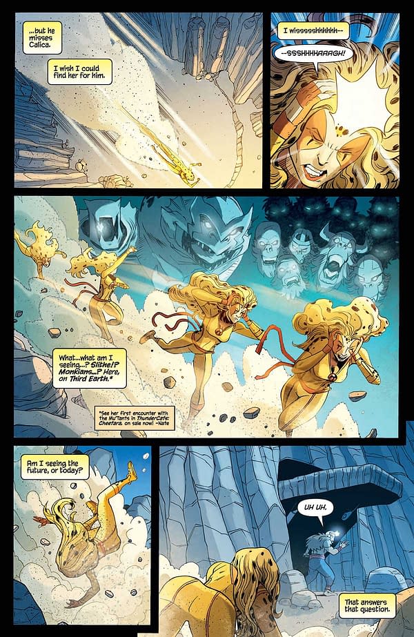 Interior preview page from Thundercats #9