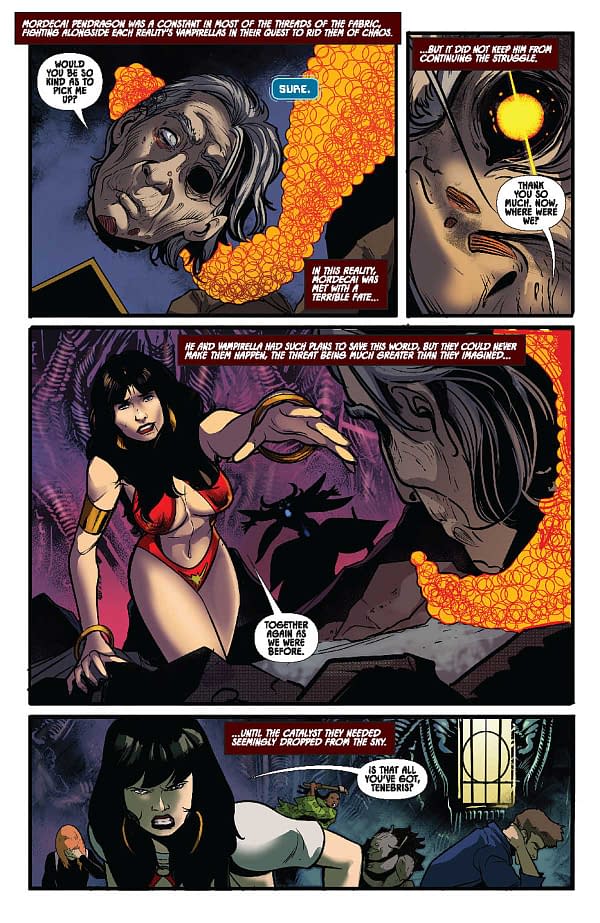 Interior preview page from Vampirella: Dark Reflections #5