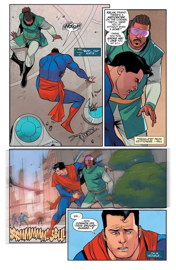 Interior preview page from Action Comics #1074