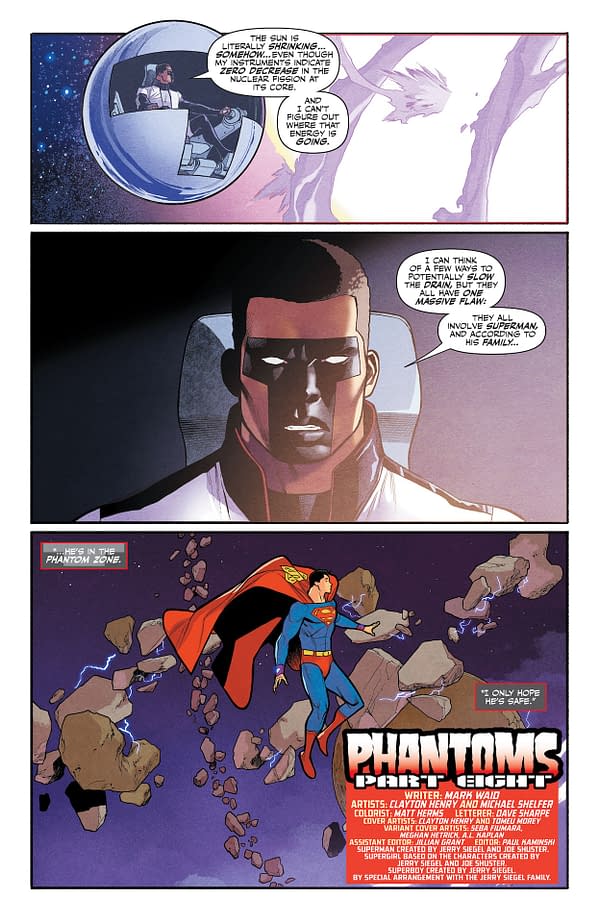 Interior preview page from Action Comics #1077