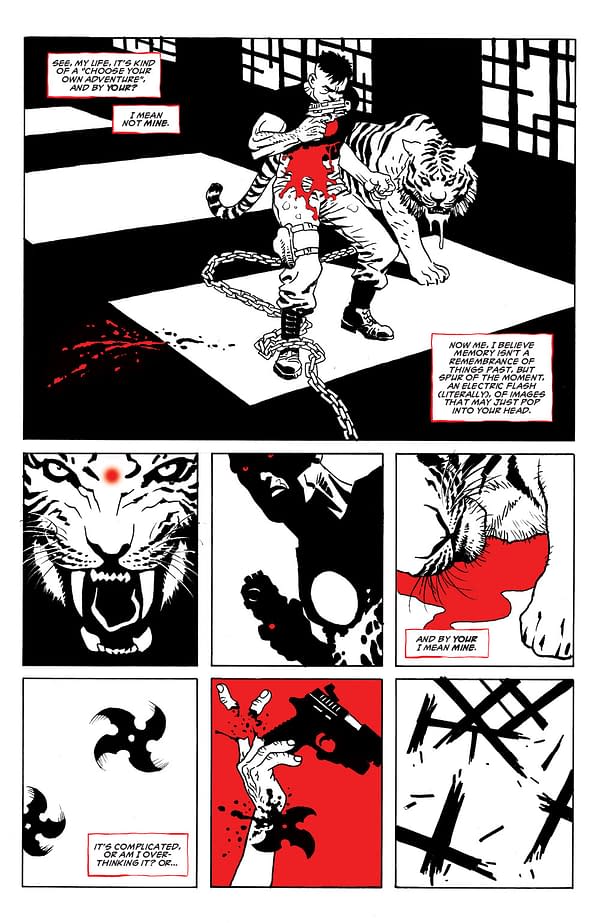 First Look at Brian Azzarello& Eduardo Risso: Black White & Bloodshot