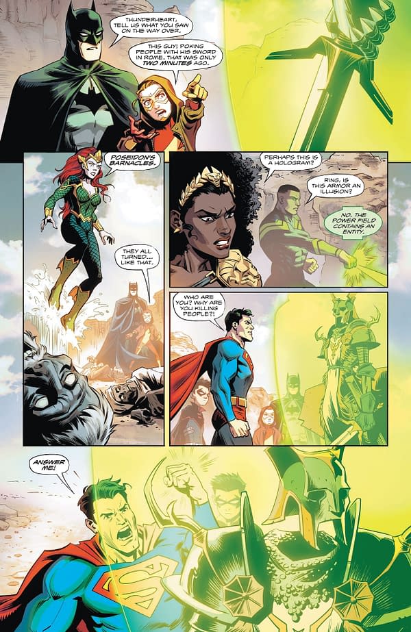 Interior preview page from Batman/Santa Claus: Silent Knight Returns #1
