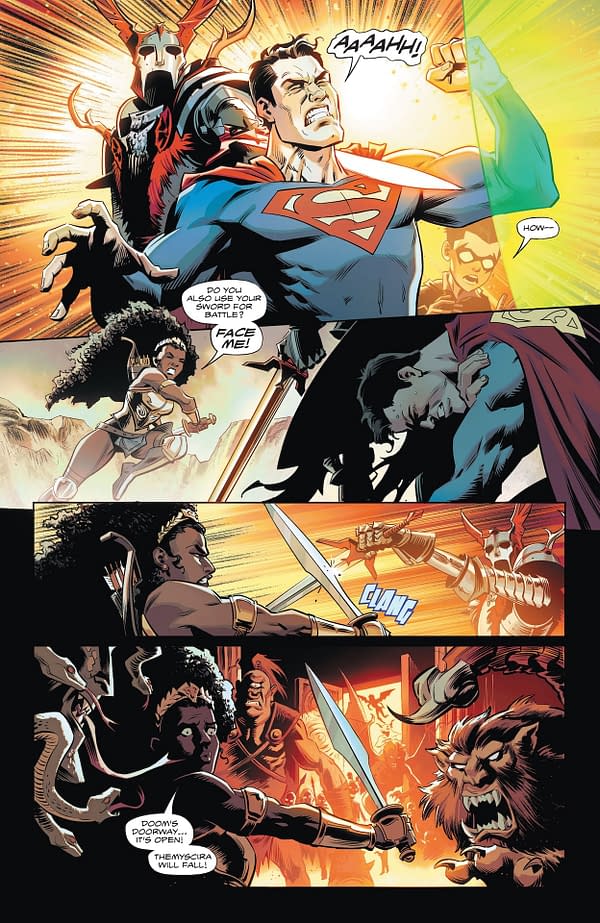 Interior preview page from Batman/Santa Claus: Silent Knight Returns #1