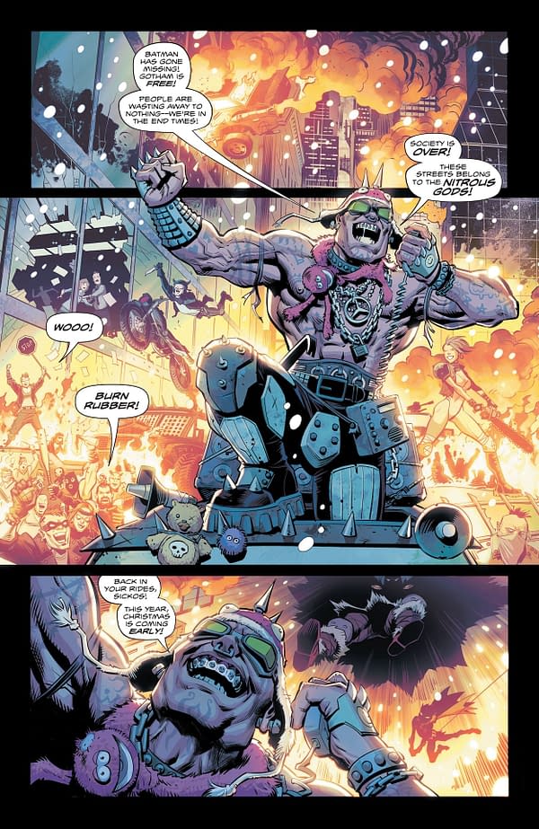 Interior preview page from Batman/Santa Claus: Silent Knight Returns #2