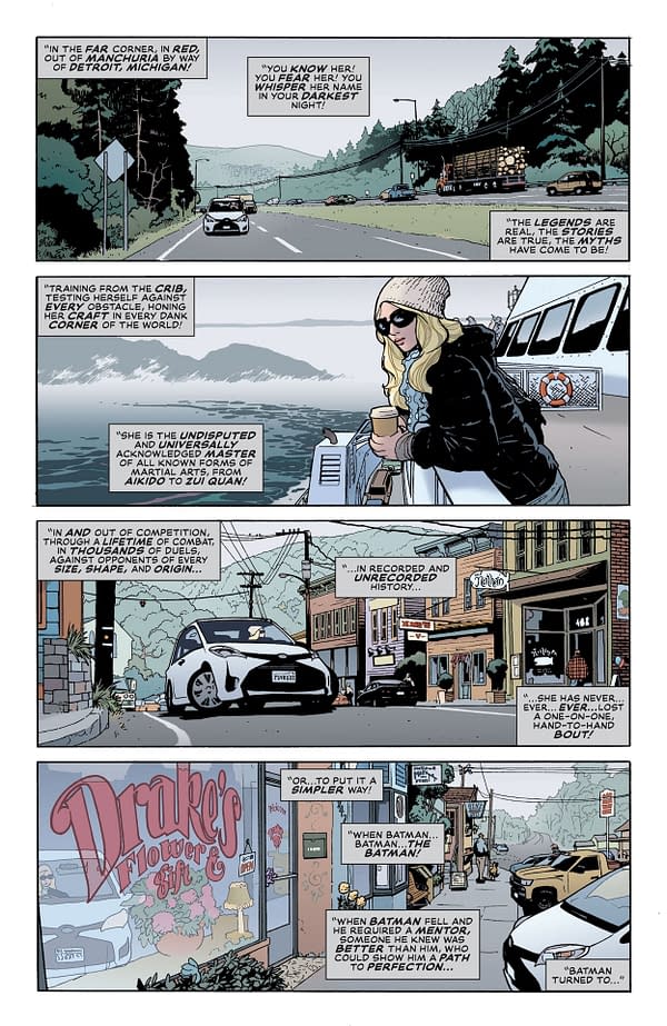 Interior preview page from Black Canary: Best of the Best #1