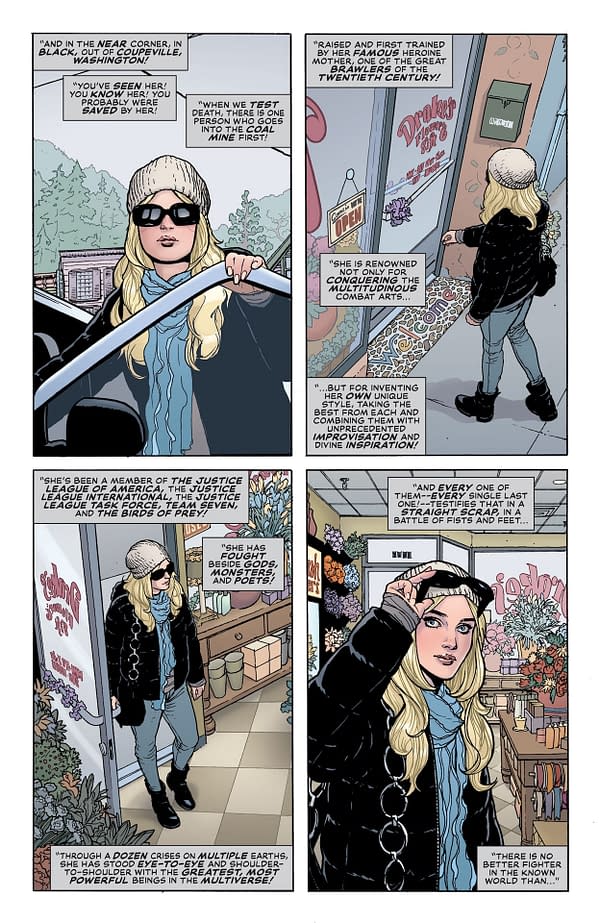 Interior preview page from Black Canary: Best of the Best #1