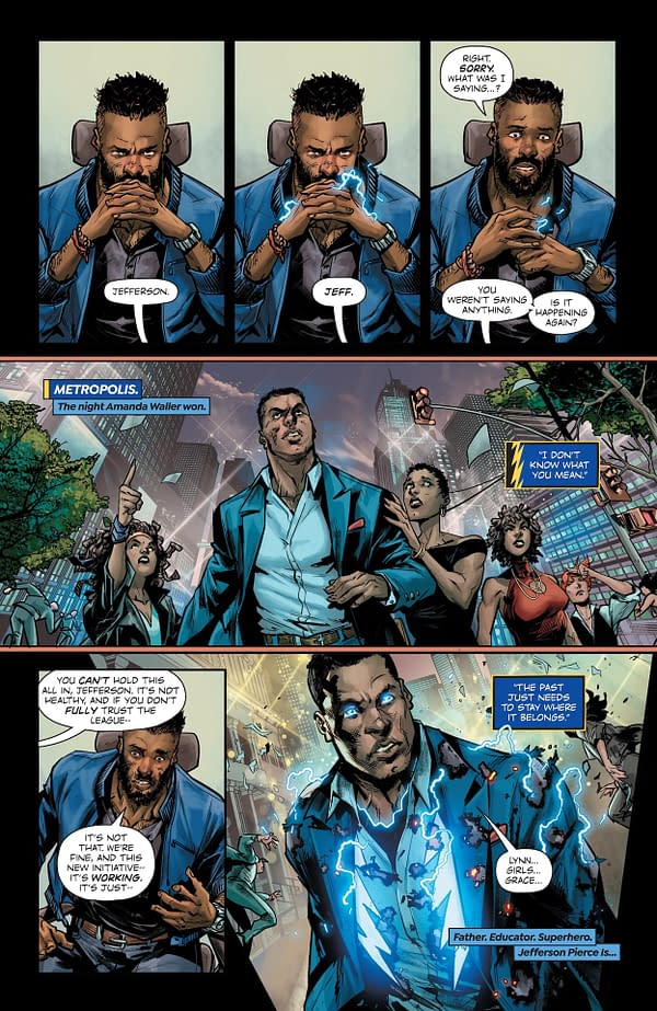 Interior preview page from Black Lightning #1