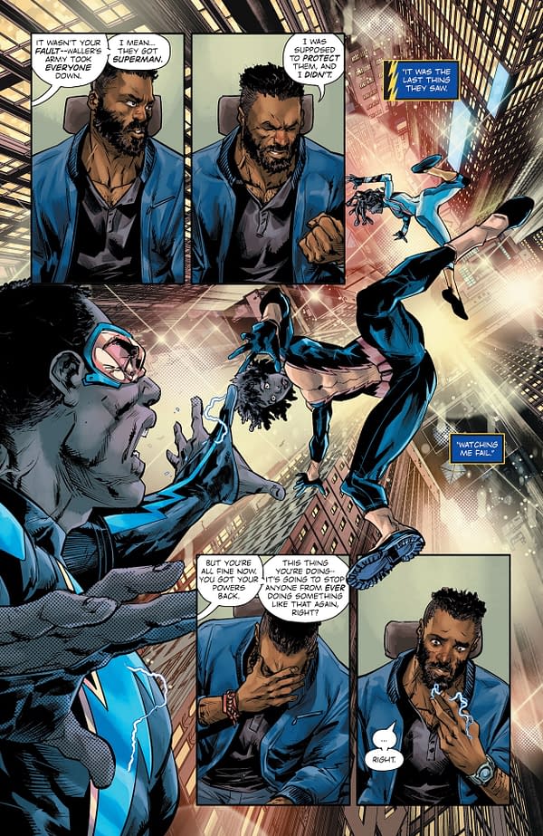 Interior preview page from Black Lightning #1