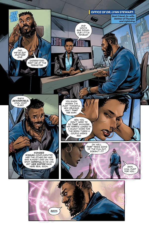 Interior preview page from Black Lightning #1