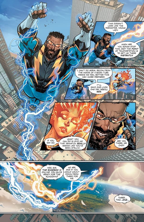 Interior preview page from Black Lightning #1