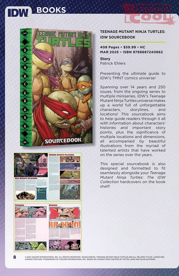 IDW February 2025 Solicits