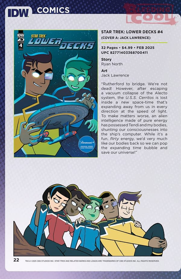 IDW February 2025 Solicits