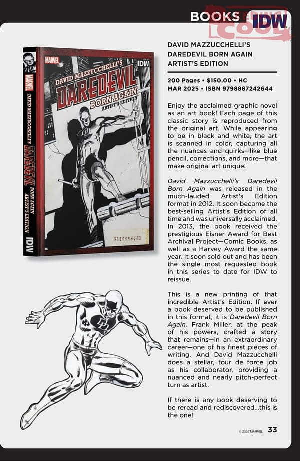 IDW February 2025 Solicits