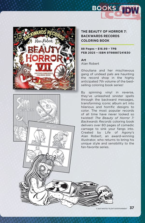 IDW February 2025 Solicits