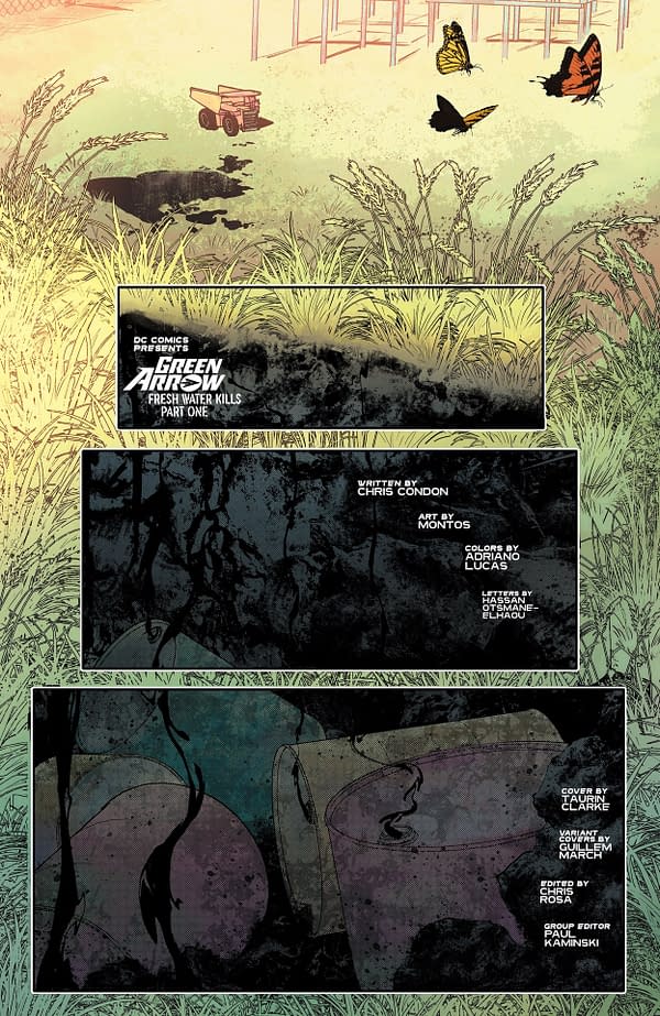 Interior preview page from Green Arrow #18