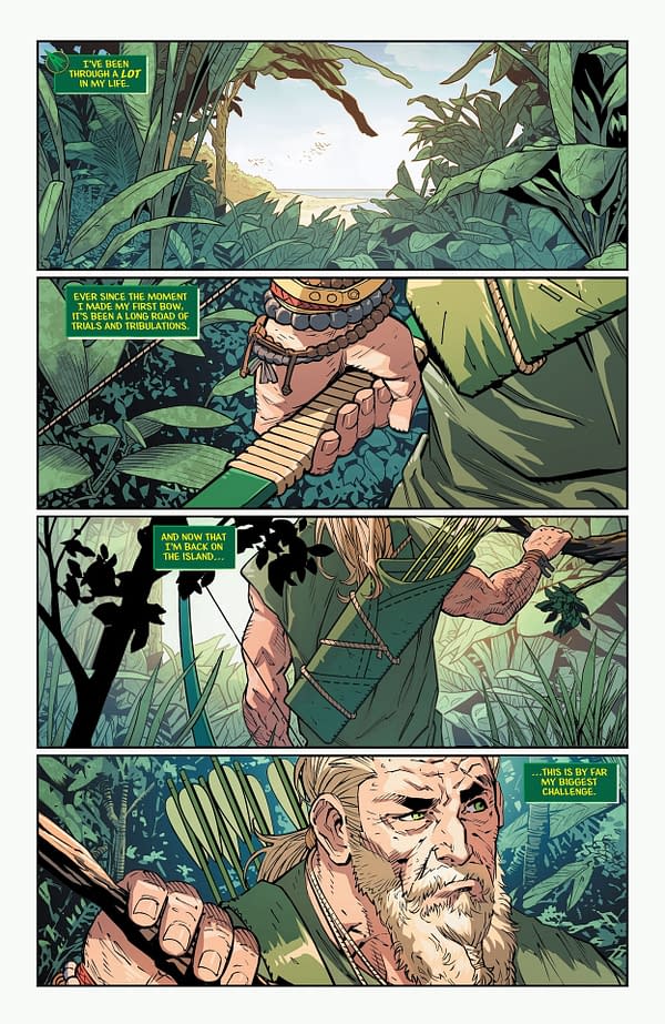 Interior preview page from Green Arrow 2024 Annual