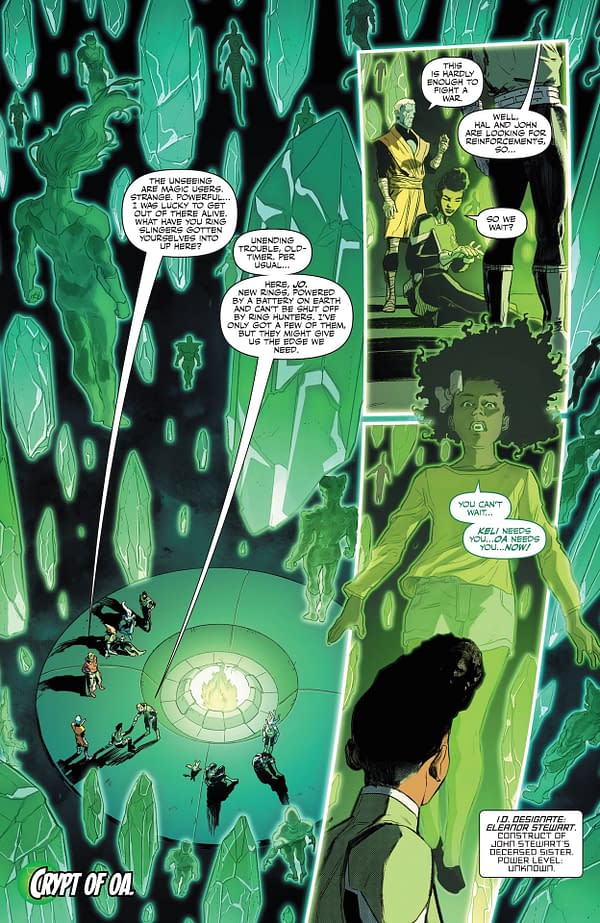 Interior preview page from Green Lantern #17