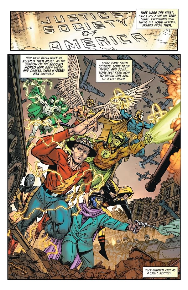 Interior preview page from JSA #1