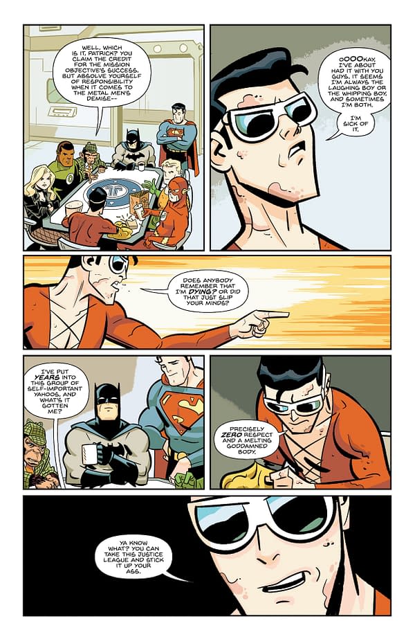 Interior preview page from Plastic Man No More #3