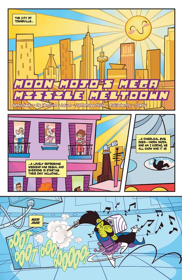 Interior preview page from Powerpuff Girls #5